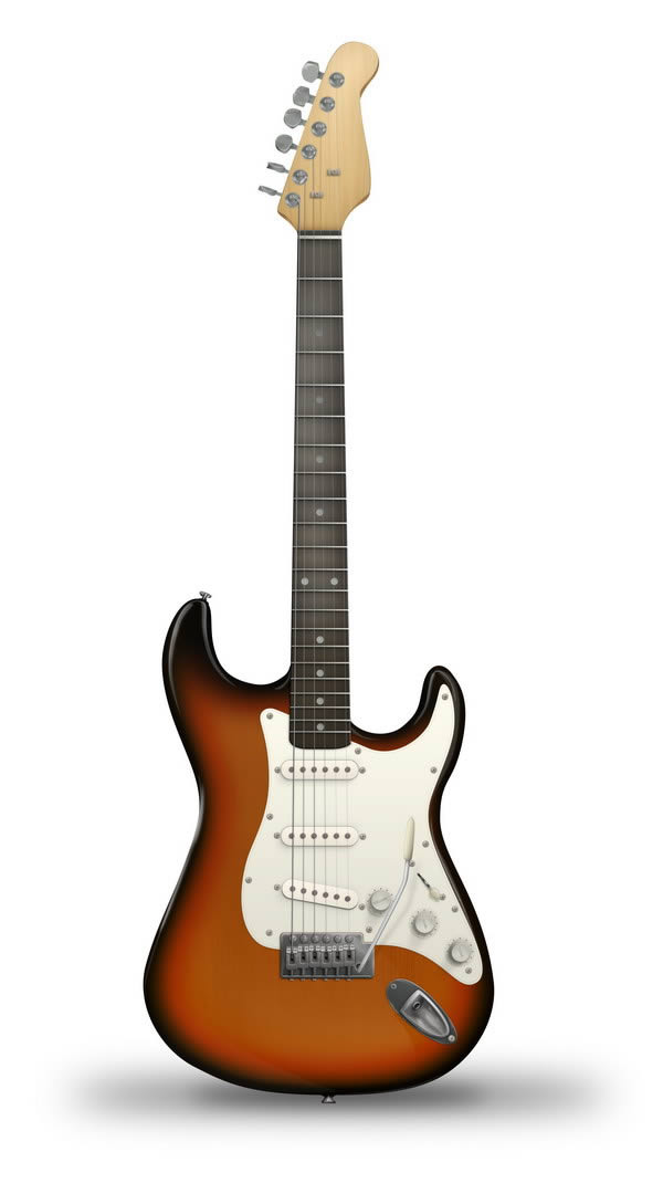 600x1080 An Electric Guitar In Photoshop