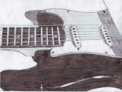 400x300 Guitar (Pencil) Teen Artphoto About Objects And Guitar