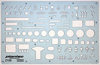 425x279 Electrical And Electronic Installation Symbols Drawing Template