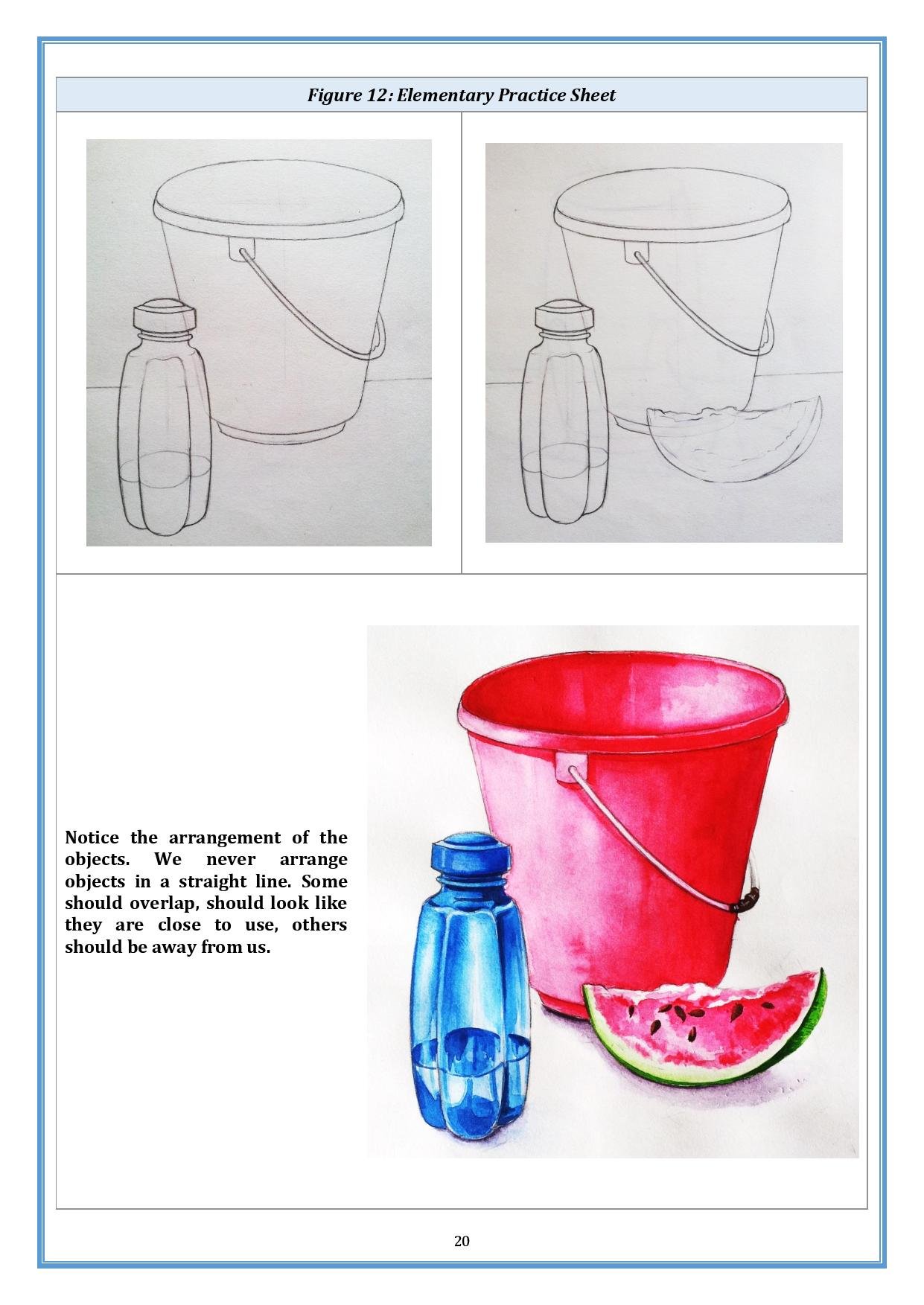 1241x1753 Buy Preeta's Drawing Book For Elementary And Intermediate Grade