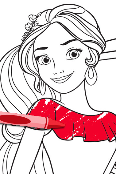 378x565 Elena Of Avalor Adventure Coloring Page Disney Junior