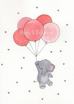 236x331 Balloon Elephant Drawing Inspiration Paintings