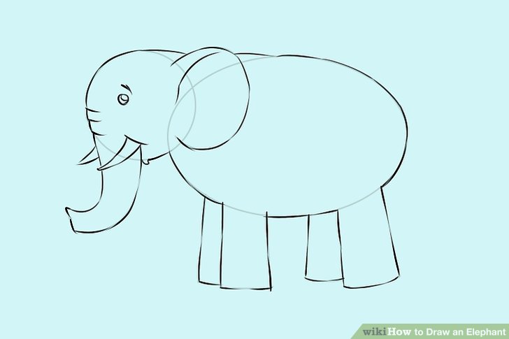 728x485 4 Ways To Draw An Elephant