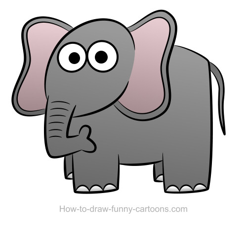 500x463 Elephant Drawing (Sketching + Vector)