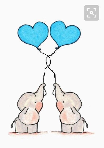 438x619 Cute Drawing Art (Elephants) Elephant Art That I Can Draw