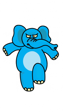 215x382 How To Draw An Angry Elephant, Easy Step By Step Drawing Tutorial