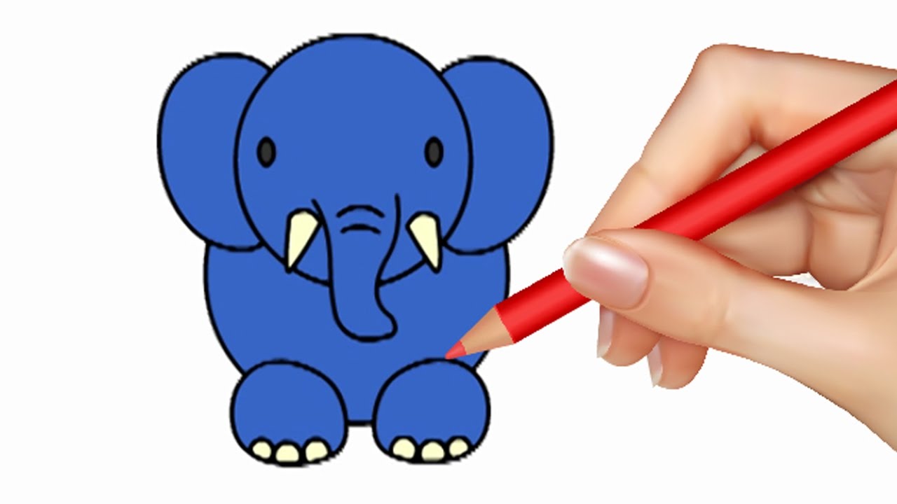 Elephant Drawing Pages at GetDrawings | Free download