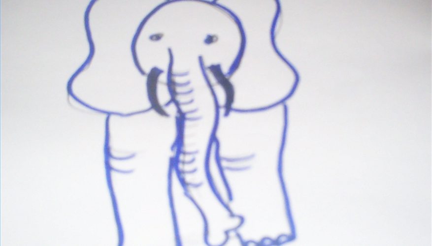 877x500 How To Draw An Elephant Our Pastimes
