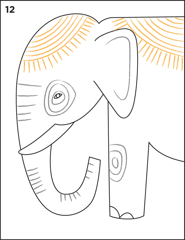 612x792 Indian Elephant Painting Tutorial