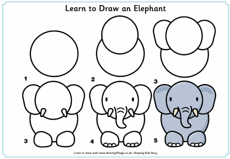 460x318 Learn To Draw An Elephant Art Class Learning