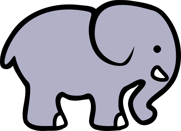 600x436 Indian Elephant Drawing Outline Clipart Panda