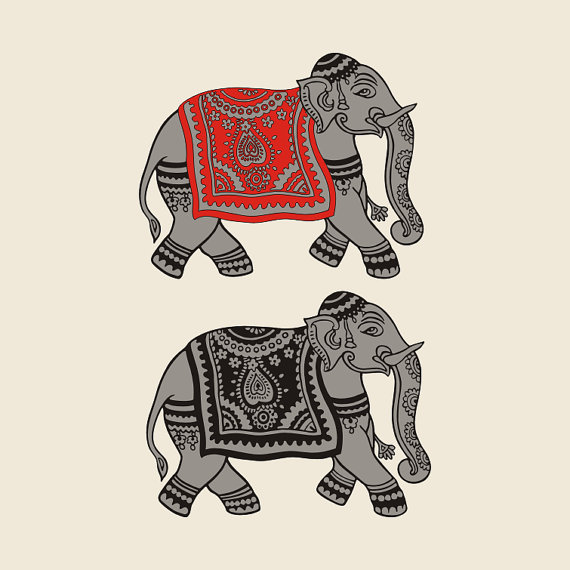 570x570 Indian Elephant Drawing Svg Pdf For Vinyl Cutting
