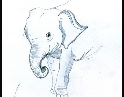 404x316 Check Out New Work On My @behance Portfolio Elephant Pencil