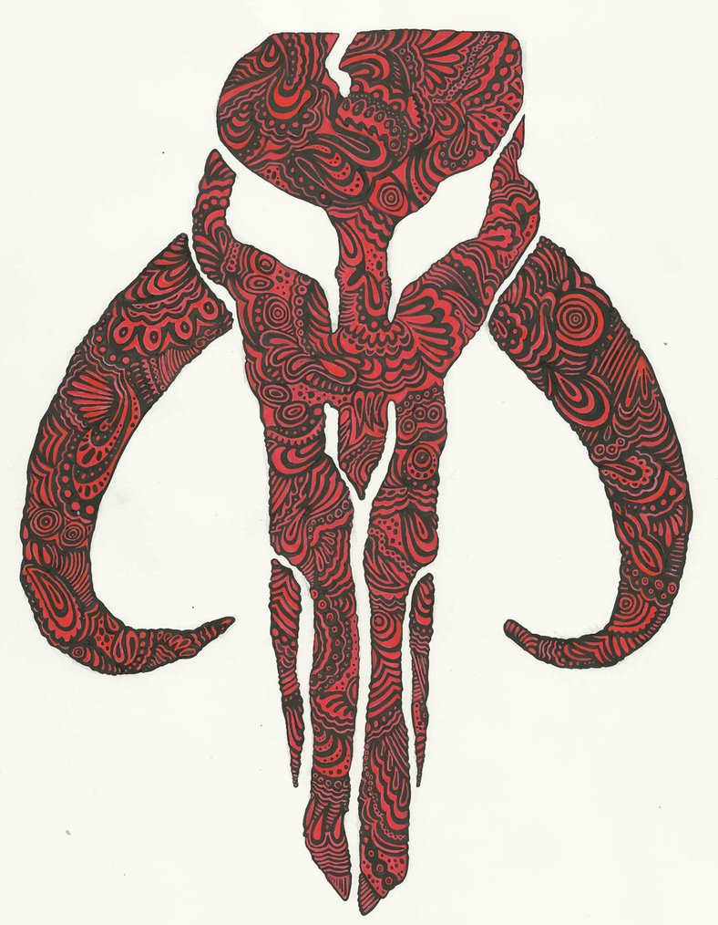 788x1014 Mandalorian Skull By Kari Anderson