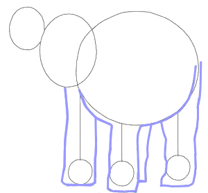 300x278 How To Draw An Elephant For Kids