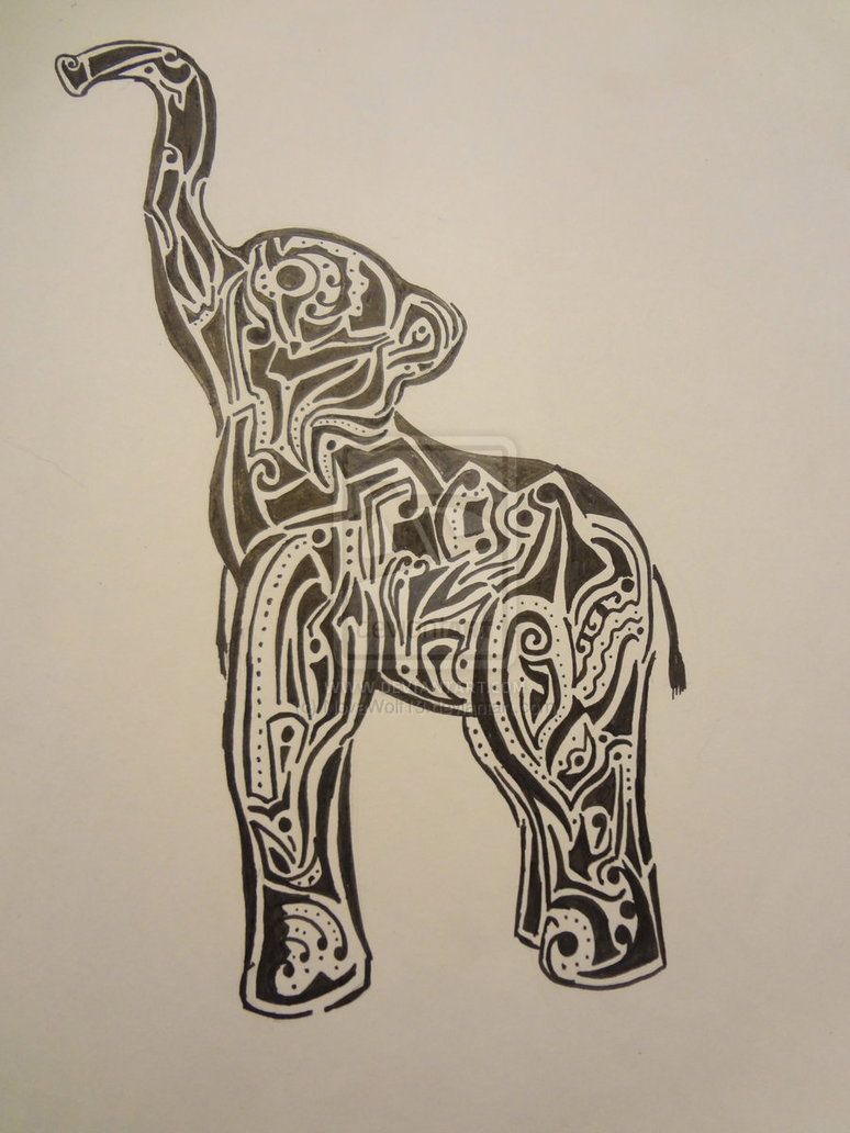 774x1032 Tribal Elephant Triabl Elephant Tattoo Design Tribal Elephant