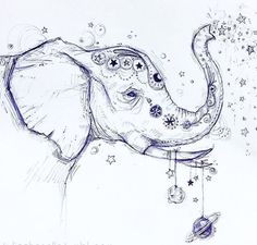 236x225 Elephant Draw Draw Tattoo, Drawings And Piercings