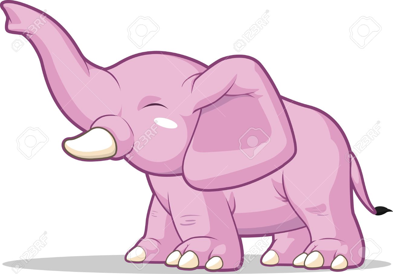1300x907 Elephant Raising Its Trunk Royalty Free Cliparts, Vectors,