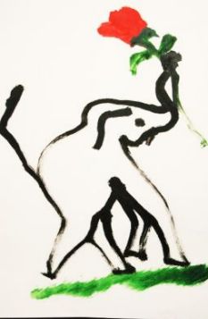 233x357 Can Jumbo Elephants Really Paint Intrigued By Stories, Naturalist