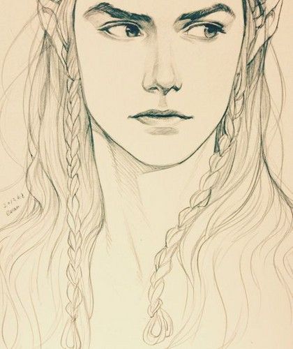420x500 Elf Portrait By Serenaverdeart On Art