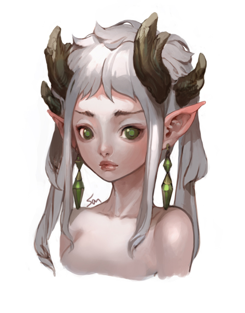 500x639 Elf Face By Nawol