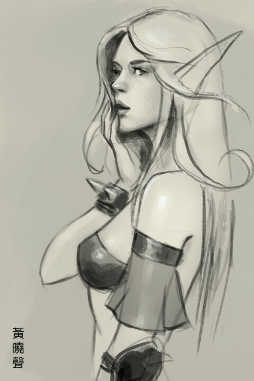 500x750 How To Draw Blood Elf