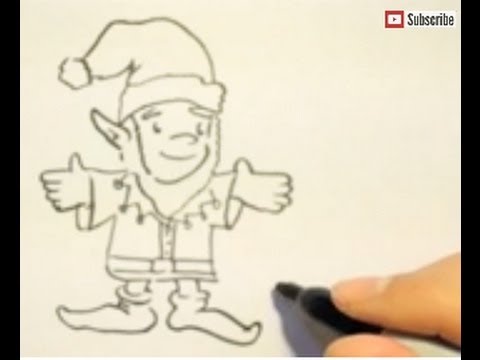 480x360 How To Draw Elf On A Shelf. Please Watch This In Youtube