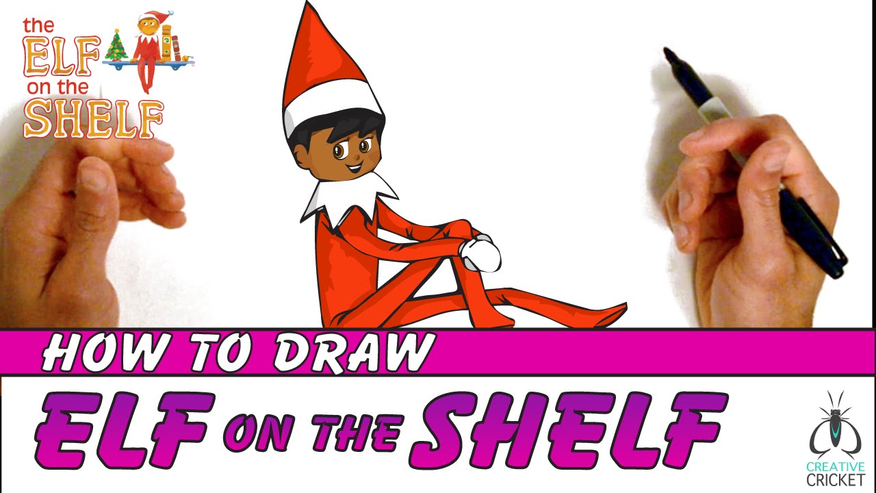 1280x720 How To Draw Elf On The Shelf Step By Step