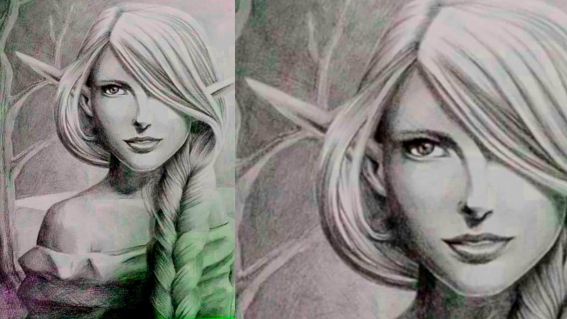 1920x1080 Realistic Elf Drawing Merry Christmas Amp Happy New Year Arts