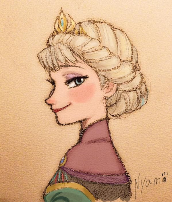599x702 On Elsa, Drawings And Princess