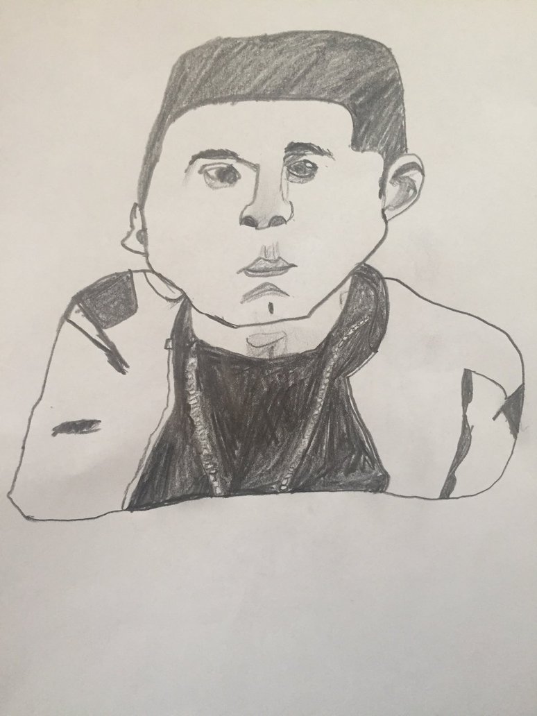 774x1032 Bad Eminem Drawing By Lunlop