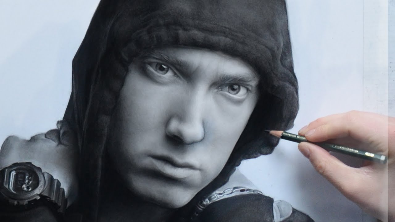 1280x720 Drawing Eminem (Speeddrawing) Nimauke