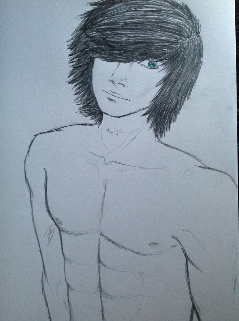 772x1034 Drawing Of Emo Boy