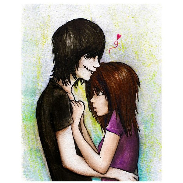 600x600 Emo Couple Awwwwwwwww Liked On Polyvore Featuring Couples