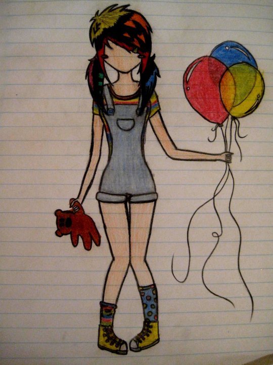 540x720 Cute Emo Drawing By Emo 1995 D3070jf By Xxemoneckoxx
