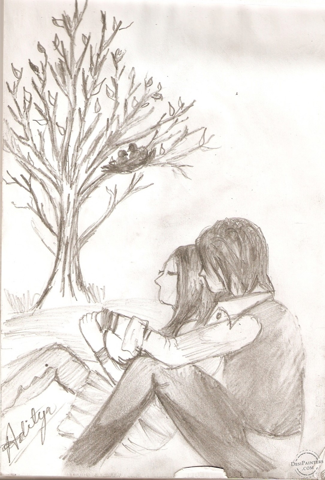 1085x1600 Emo Heart Drawings Emo Love Drawings In Pencil Httpwww