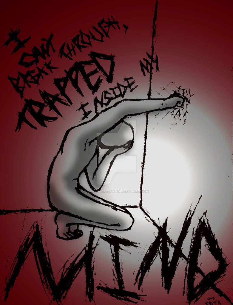 781x1022 Trapped By Emo Heart Art