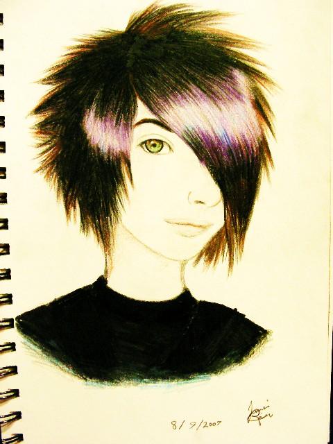 480x640 Older Drawing Of An Emo Kid By Rainsmile