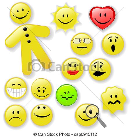 450x470 Smiley Face Button Emoticon Family. Family Of Fresh Smiling
