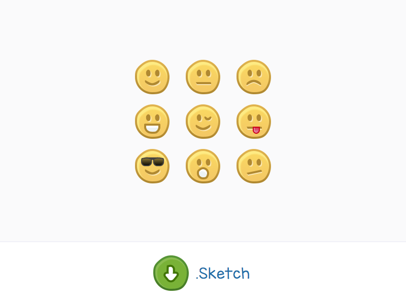 800x600 Hand Drawn Emoticons Sketch Freebie