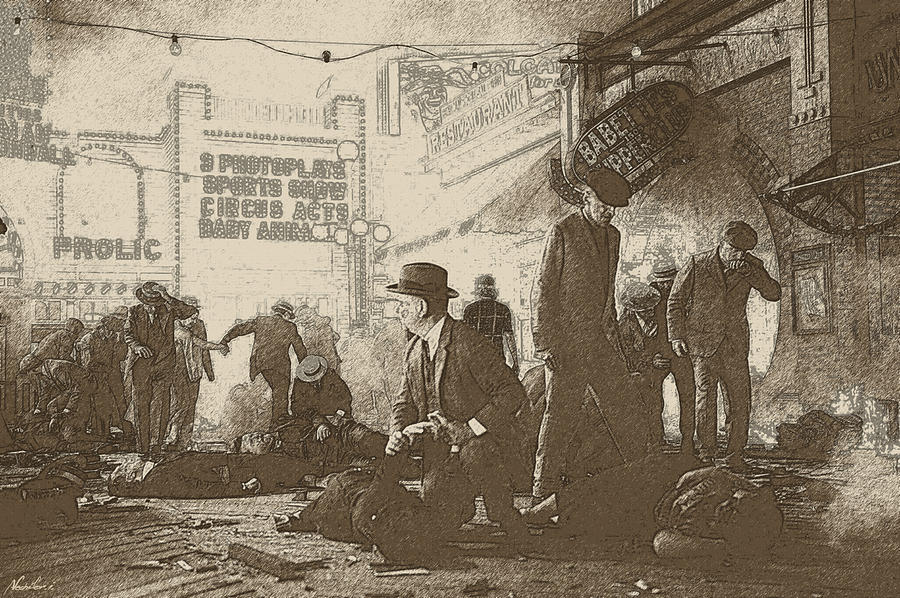 900x598 Empire Drawing By Nechifor Ionut