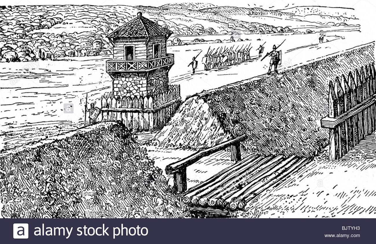 1300x844 Ancient World, Roman Empire, Borders, Limes In Germania, Wall