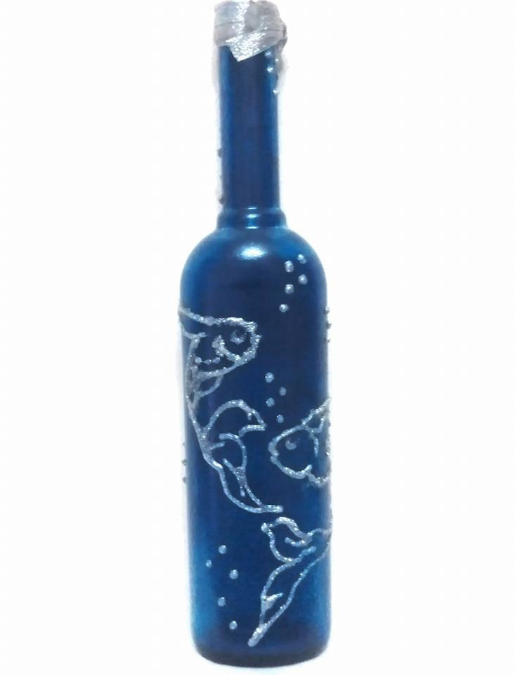 733x960 Zodiac Pisces Empty Decorative Bottle Home Decor Ribbon Drawing
