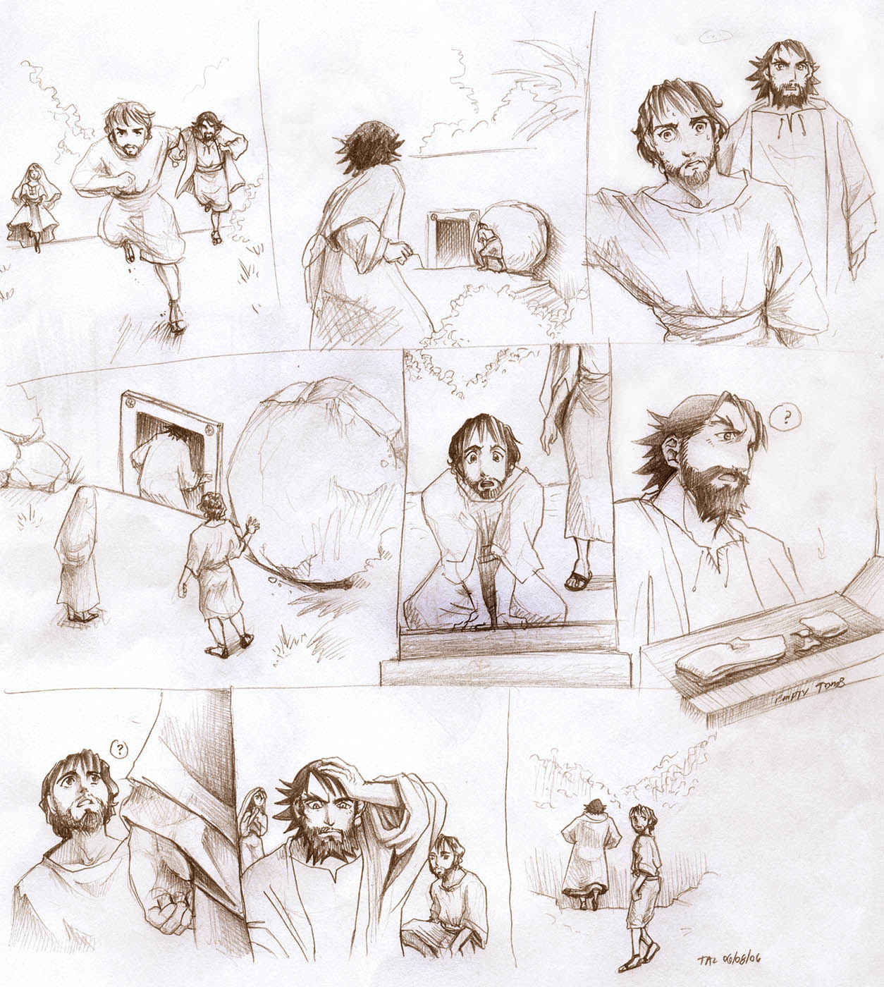 1254x1400 Empty Tomb Prt 1 By Tazi On @ Abba