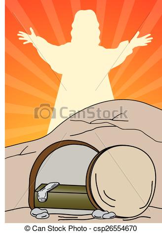 328x470 Empty Tomb Jesus Is Risen. Resurrection Of Jesus Christ