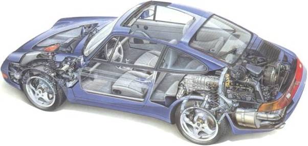 602x286 Car And Engine Drawing