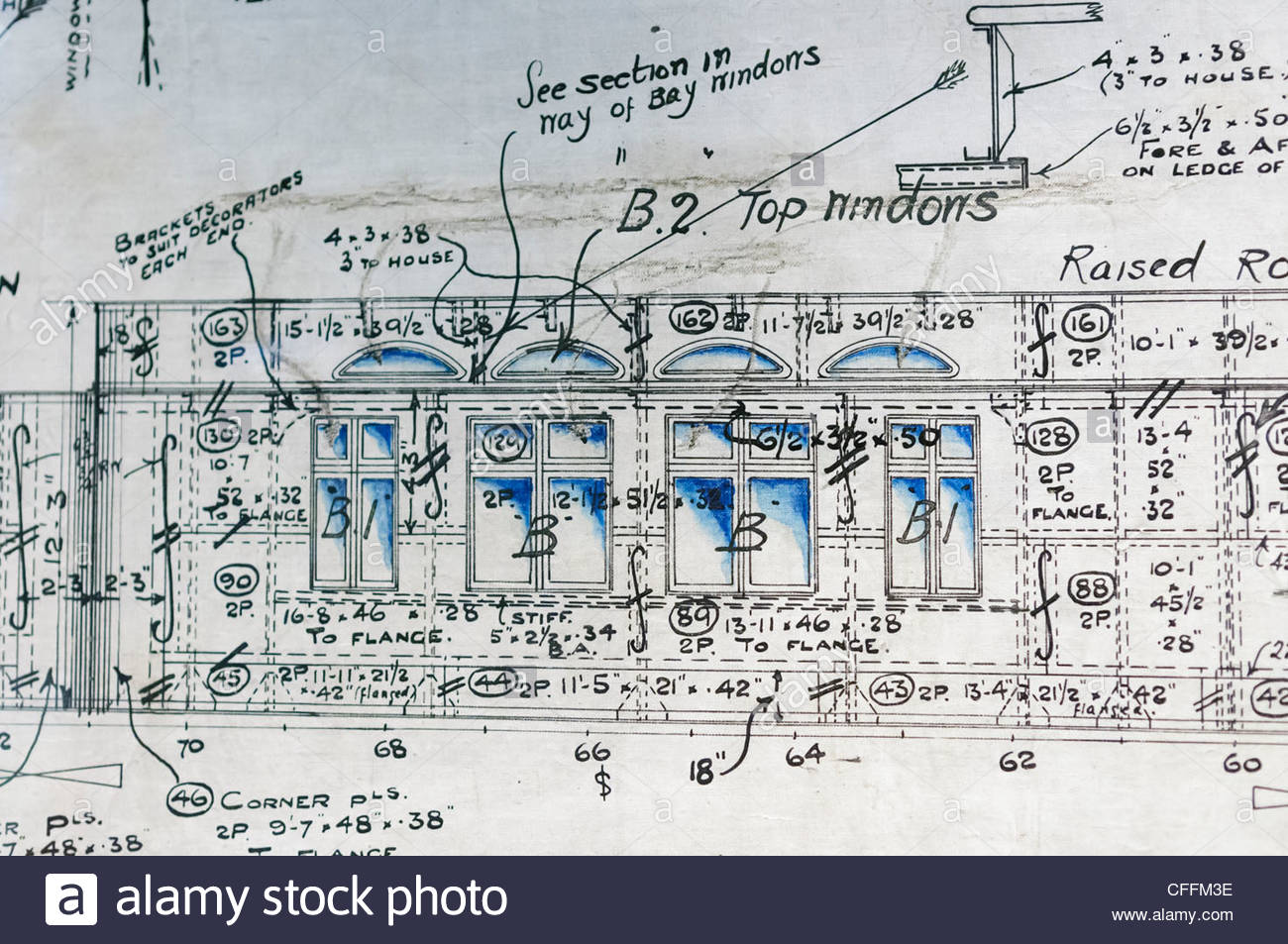 1300x953 Original Engineering Drawing Plans Of Promenade Deck On