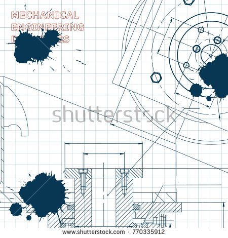450x470 Mechanics. Technical Design. Engineering Style. Mechanical