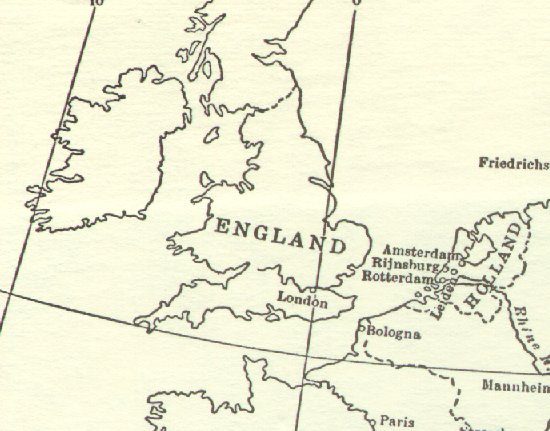 550x431 Detail Of Map 2 England And Holland