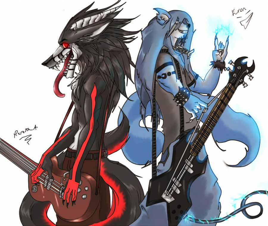 900x760 Epic Rock Star Collab By Htx Wolf